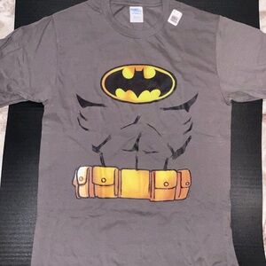 Gray Batman Graphic T-Shirt